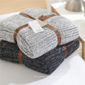 100% Baumwolle Cable Knit Throw Decke Super Soft Warm Multi Farbe